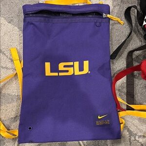 Nike LSU Tigers Training Backpack Bag Purple